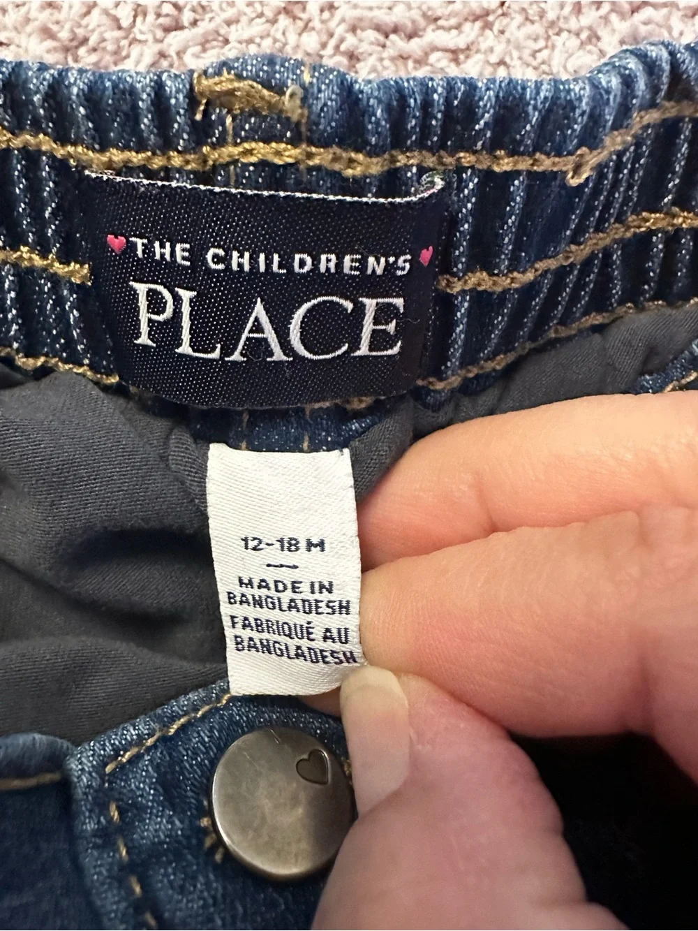 💙 The Children’s Place 12-18M Denim Skort & Shorts Bundle 👖